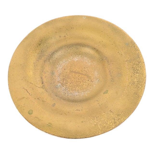 Tiffany Studios New York Bronze Doré Plate or Shallow Bowl For Sale