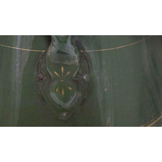 Metal Late 20th Century Green Metal Pot With Handle For Sale - Image 7 of 8