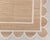 Not Yet Made - Made To Order White Jute Wool Premium Handwoven (Not Braided) Scalloped Rug 12x15Ft. For Sale - Image 5 of 12