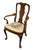 Traditional Hickory Chair Solid Mahogany Traditional Style Bentwood Splat Back Dining Arm Chair For Sale - Image 3 of 9