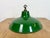 Industrial Green Enamel Factory Pendant Lamp from Revo, 1950s For Sale - Image 15 of 18