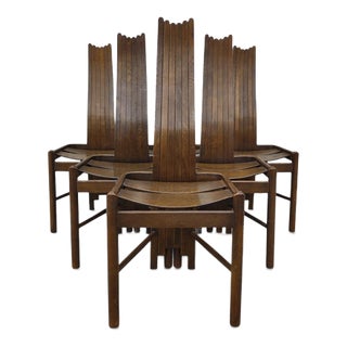Norwegian Dining Chairs from Allmilmö, Set of 6 For Sale