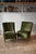 Emerald Green Slipper Chairs, a Pair For Sale In New York - Image 6 of 12
