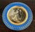 19th Century Royal Vienna Style "The Morning Walk" Cobalt and Gold Gilt 10.5" Cabinet Plate For Sale In Dallas - Image 6 of 8