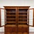 English Bookcase with Glass Doors For Sale - Image 14 of 18