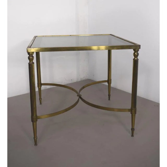 Coffee Table in Brass, Italy, 1950s For Sale - Image 6 of 10