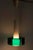 Vintage Two-Tone Pendant Light in White Opaline Glass and Green Transparent Glass, 1960s For Sale - Image 13 of 17