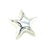 Metal 1990s Tiffany & Co Estate Puffed Star Brooch Sterling Silver For Sale - Image 7 of 7