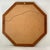 Mid 20th Century Vintage Wood Octagonal Wall Mirror For Sale - Image 5 of 5