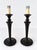 Small Dark Patinated Brass or Bronze Giacometti Style Table Lamps - Pair For Sale In Cincinnati - Image 6 of 14