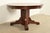 Stickley Brothers Stickley Brothers Antique Mission Oak Arts & Crafts Pedestal Extension Dining Table, Newly Refinished For Sale - Image 4 of 15