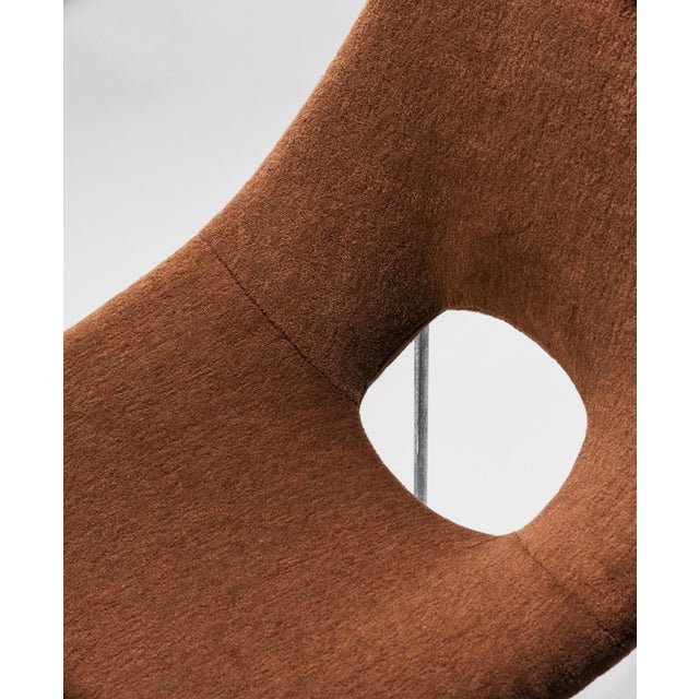 Bozzi's chair and sofa designs meticulously adopted an approach in which thin metal structures were used as support for...