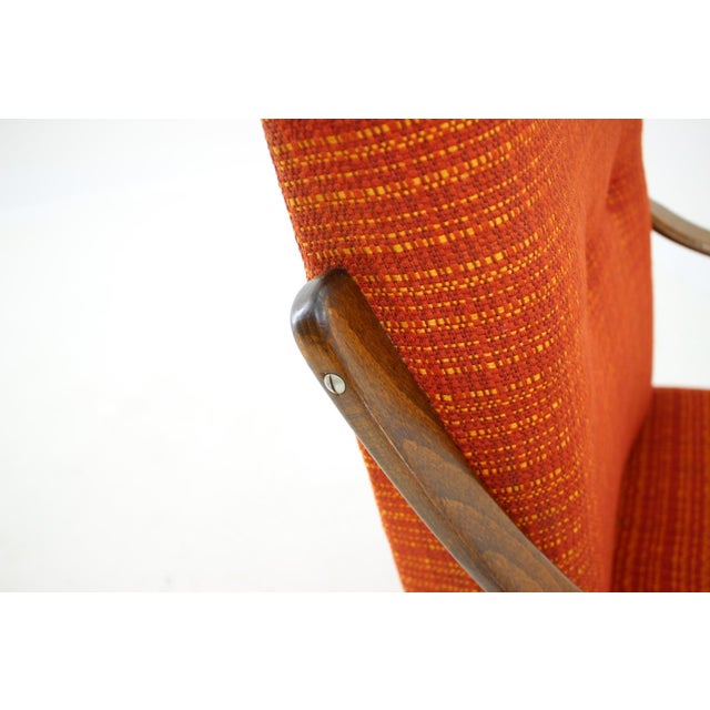 Beech Armchair, Former Czechoslovakia, 1960s For Sale - Image 11 of 18