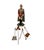 Vintage-inspired Royal Knight multi-tool fireplace set. English-style butler figure adds old-world hearth charm....