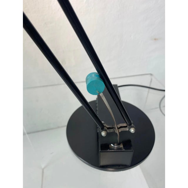 Postmodern large table lamp Design: Sacha Ketoff Manufacturer: Aluminor France Model: Industrial An absolutely stunning...