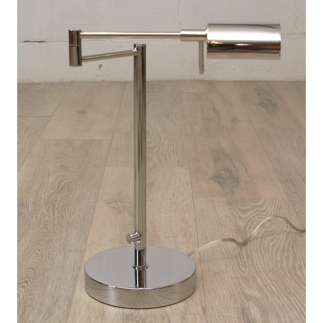 Robert Sonneman Robert Sonneman "A Way of Light" Swing Arm Modern Desk Lamp For Sale - Image 4 of 8