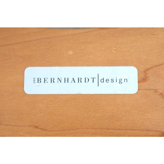 Modern Mark Goetz for Bernhardt Design Cirque Maple and Glass Round Side Table For Sale - Image 12 of 12