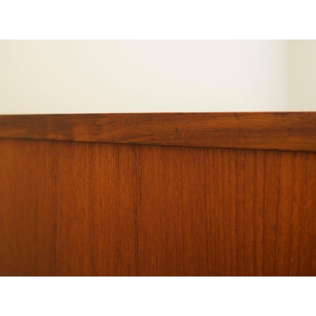 Orange Danish Teak Wardrobe, 1960s For Sale - Image 8 of 18
