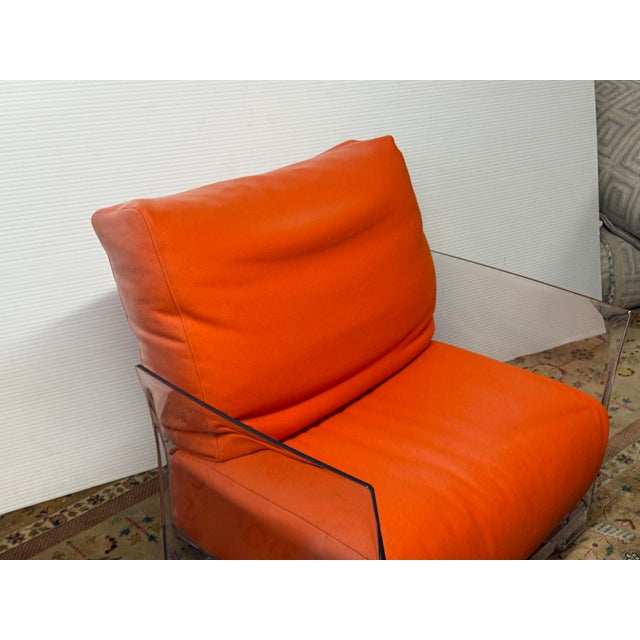 Piero Lissoni for Kartell Pop Outdoor Armchair, Orange For Sale - Image 11 of 12