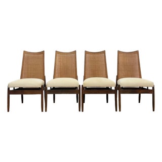Kodawood MCM Dining Chair William Hinn Style Exoskeleton Upholstered Seating For Sale