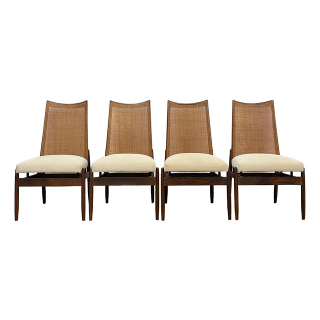 Kodawood MCM Dining Chair William Hinn Style Exoskeleton Upholstered Seating For Sale