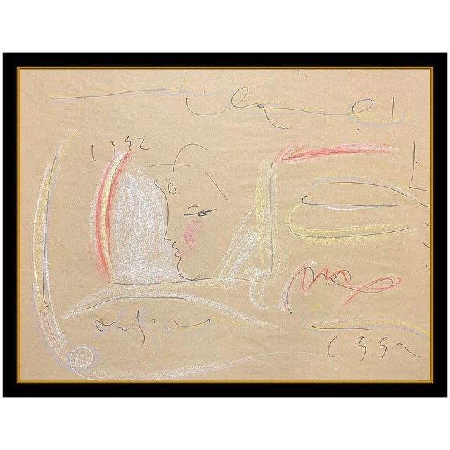 Pop Art 1990s Pop Art Profile, Peter Max For Sale - Image 3 of 5