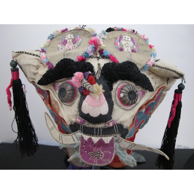 Antique Chinese child's hat, most likely 1900s to early 20th century. These hats were designed not only as clothing but...