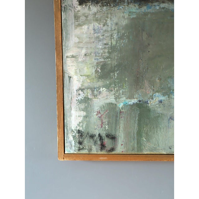 Mid 20th Century Mid-Century Modern 'Painterly Harvest' Vintage Swedish Abstract Still Life Oil Painting, Framed For Sale - Image 5 of 10