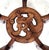 Pair Vintage Chinese Bamboo Carved Hardwood & Marble Top Plant Stand Pedestals For Sale - Image 9 of 18