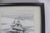 Drawing/Sketching Materials Vintage Pen and Ink Clipper Sailing Ship Framed Art Signed by Artist Sailboat Black and White Small For Sale - Image 7 of 11