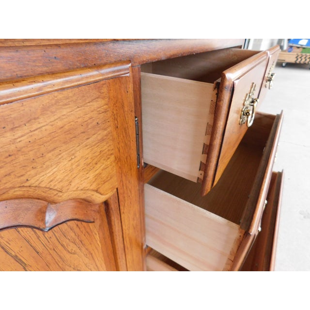 Thomasville Fisher Park Pecan Wood Dresser 75"w For Sale - Image 14 of 15