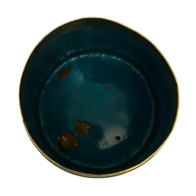 Antique 19th Century Green Chinese Cloisonne Dragon Lidded Box For Sale In Atlanta - Image 6 of 8