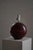 Danish Modern Sculptural Sphere-Shaped Table Lamp in Dark Wood, 1980s For Sale - Image 10 of 12