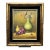 Vintage A. Hicks Signed Original Still Life Oil Painting Featuring Pear, Grapes and Flowers For Sale
