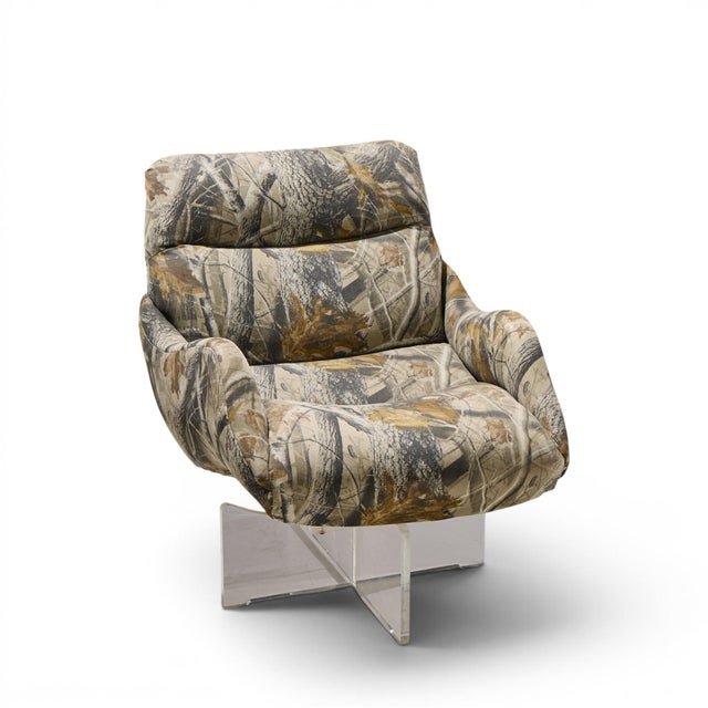 Vladimir Kagan Cosmos Mid Century Lucite Lounge Chair For Sale - Image 9 of 9