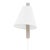 Mitzi Ellen 1-Light Plug-In Sconce, Aged Brass/Wood Whitewash Ash For Sale