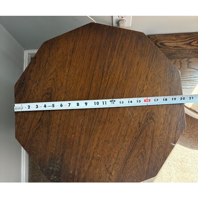 1950s 1950s Harvey Probber Decagon Walnut Cabinet, American Mid-Century Modern, Circa 1950 For Sale - Image 5 of 7