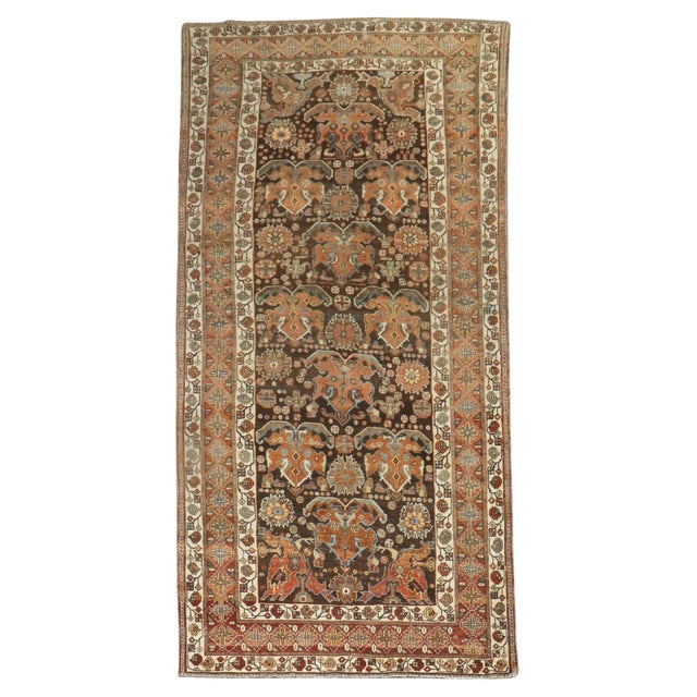 1930s Brown Tribal Persian Kurd Rug For Sale - Image 15 of 18