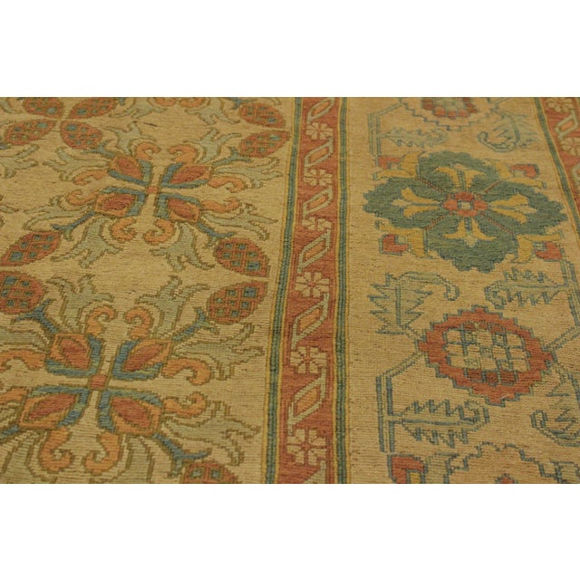 Tribal Soumak Beige/Brown Wool Rug - 7'6'' X 10'3'' For Sale In New York - Image 6 of 10