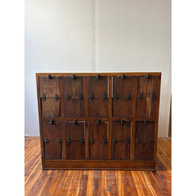 American Vintage General Store Counter Display With Rear-Access Drawers For Sale - Image 3 of 12