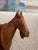 Vintage Hand-Carved Wooden Double Horse Head Wall Rack For Sale - Image 9 of 10