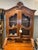 Wood Hand Carved Walnut Italian Secretaire Desk For Sale - Image 7 of 18