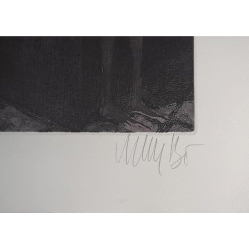Late 20th Century Lars Bo, Nude, Dreamlike Game, 1975, Etching For Sale - Image 5 of 6