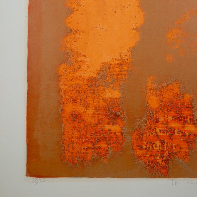 The American School Merle Izard, the Eagle Cries, Limited Edition, Serigraph, Signed For Sale - Image 3 of 6