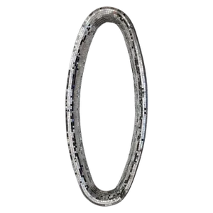 Silver Atollo Mirror by David Medi