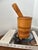 Vintage Hand-Turned Wood Mortar & Pestle For Sale - Image 11 of 12
