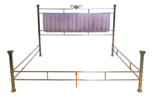 Versace Double Bed in Stainless Steel, 1950s