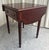 Bombay Company Mahogany Drop-Leaf One-Drawer Side Tables | Federal Style End Tables, a Pair For Sale In Louisville - Image 6 of 12