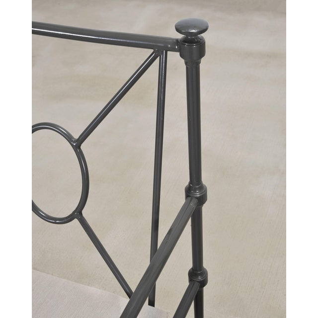 Set of Four Rh Catalina Aluminum Patio Garden Dining Armchairs For Sale - Image 11 of 18