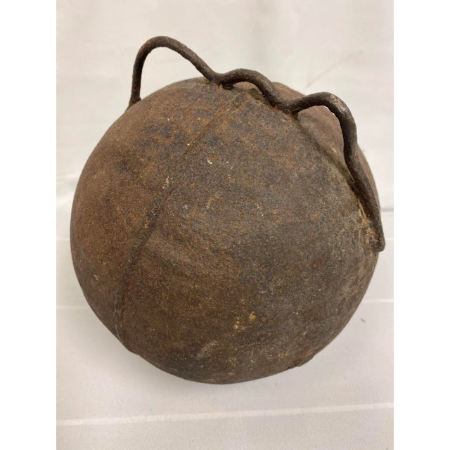 Antique Iron Bouy For Sale - Image 4 of 6